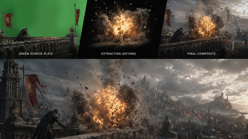 Fantasy City CGI Integration